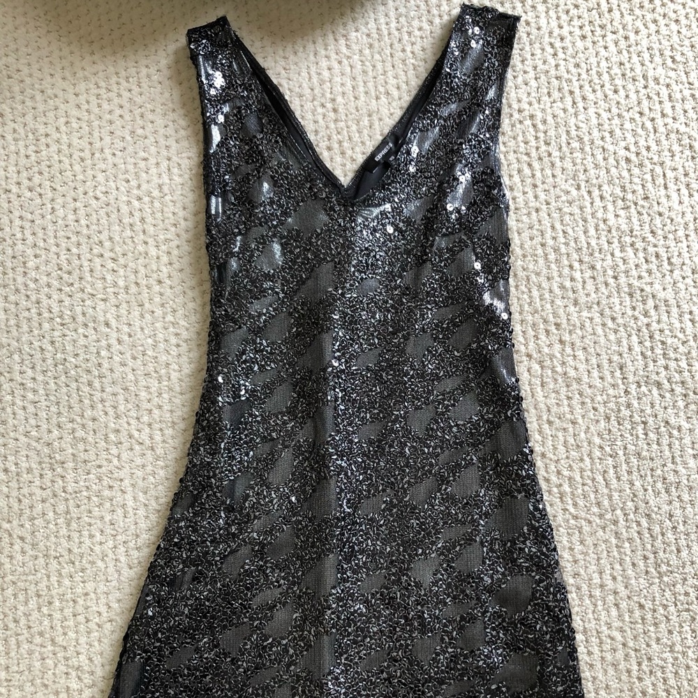 EXPRESS sequin mini dress, xs